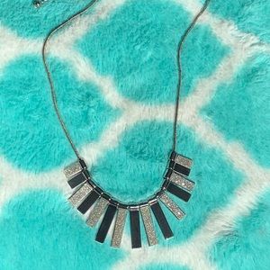 Adjustable silver necklace